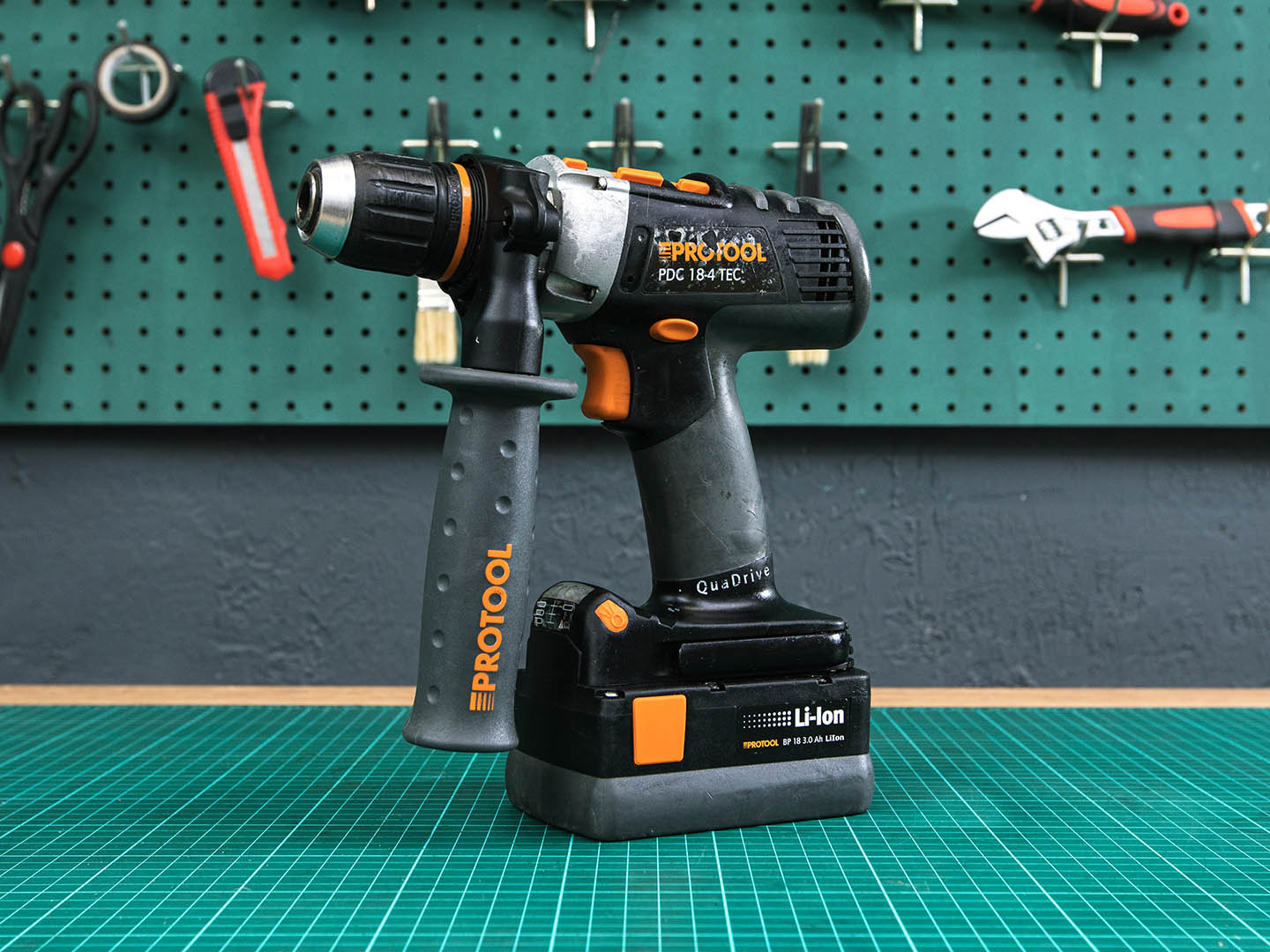 Аккумуляторная ударная дрель-шуруповерт Protool PDC 18-4 TEC LI  (02-26013)