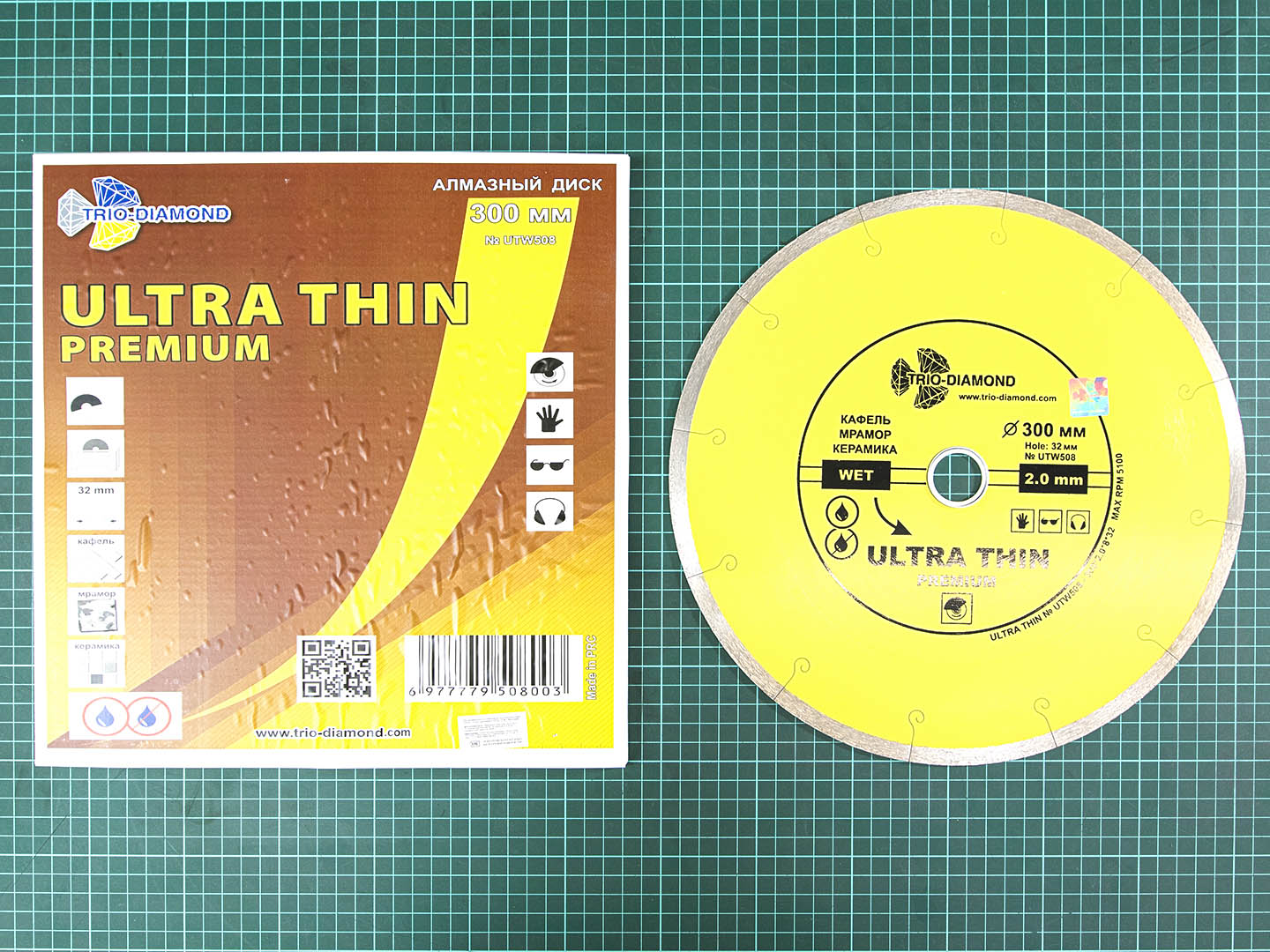 Диск алмазный отрезной 300х32 мм Trio Diamond UTW508  (01-06122)