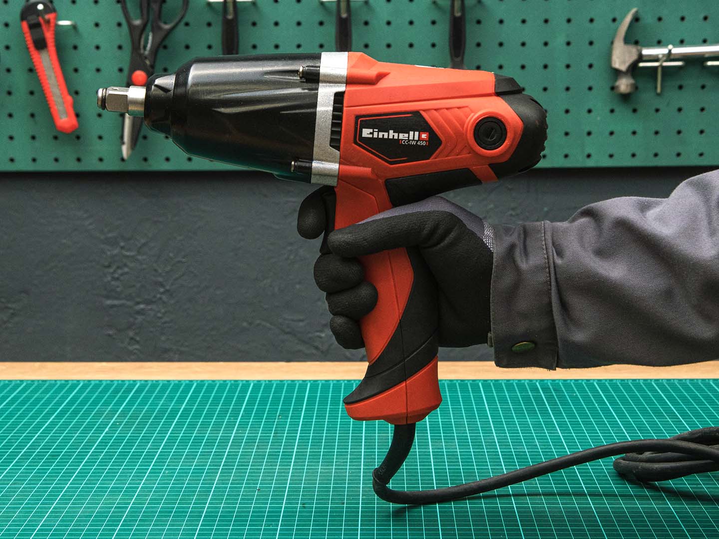 Ударный гайковерт Einhell CC-IW 450  (02-14114)