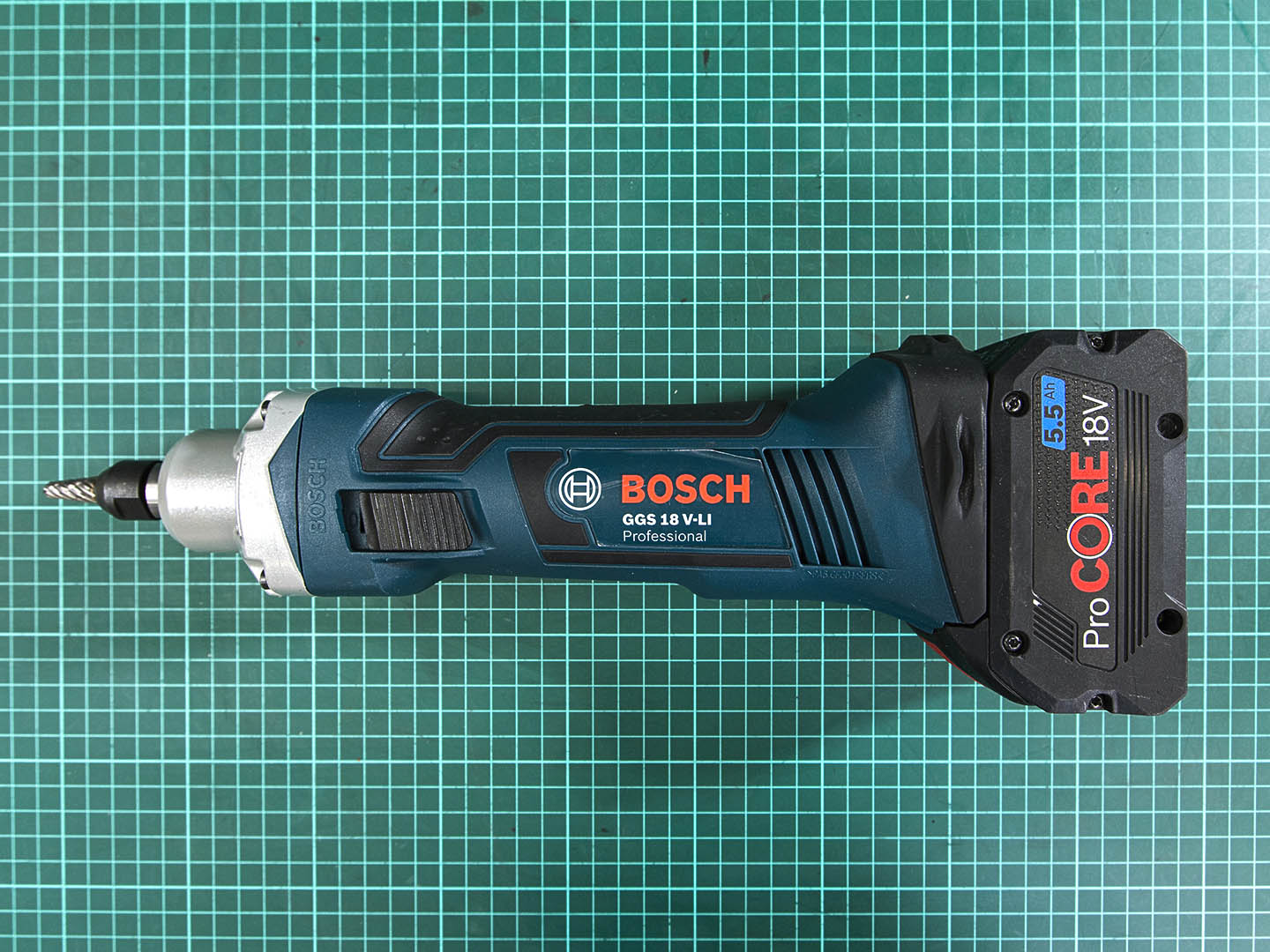 Аккумуляторная прямая шлифмашина Bosch GGS 18 V-LI  (03-03082)
