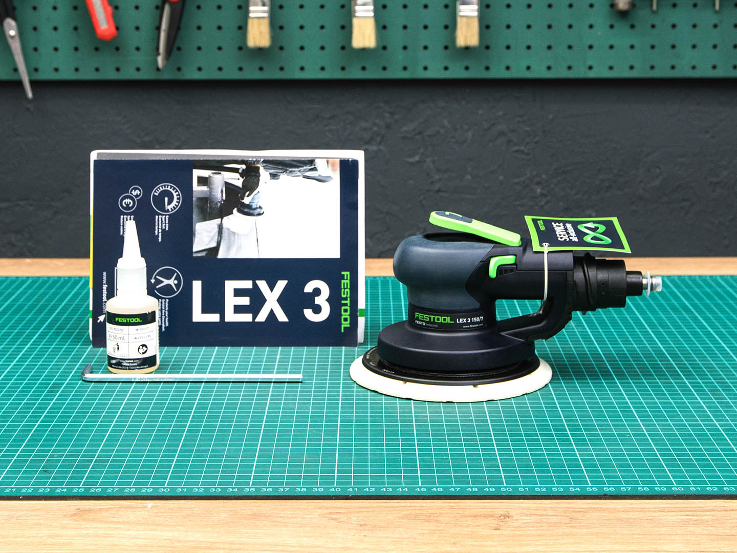 Эксцентриковая шлифовальная машинка Festool LEX 3 150/7  (02-16104)