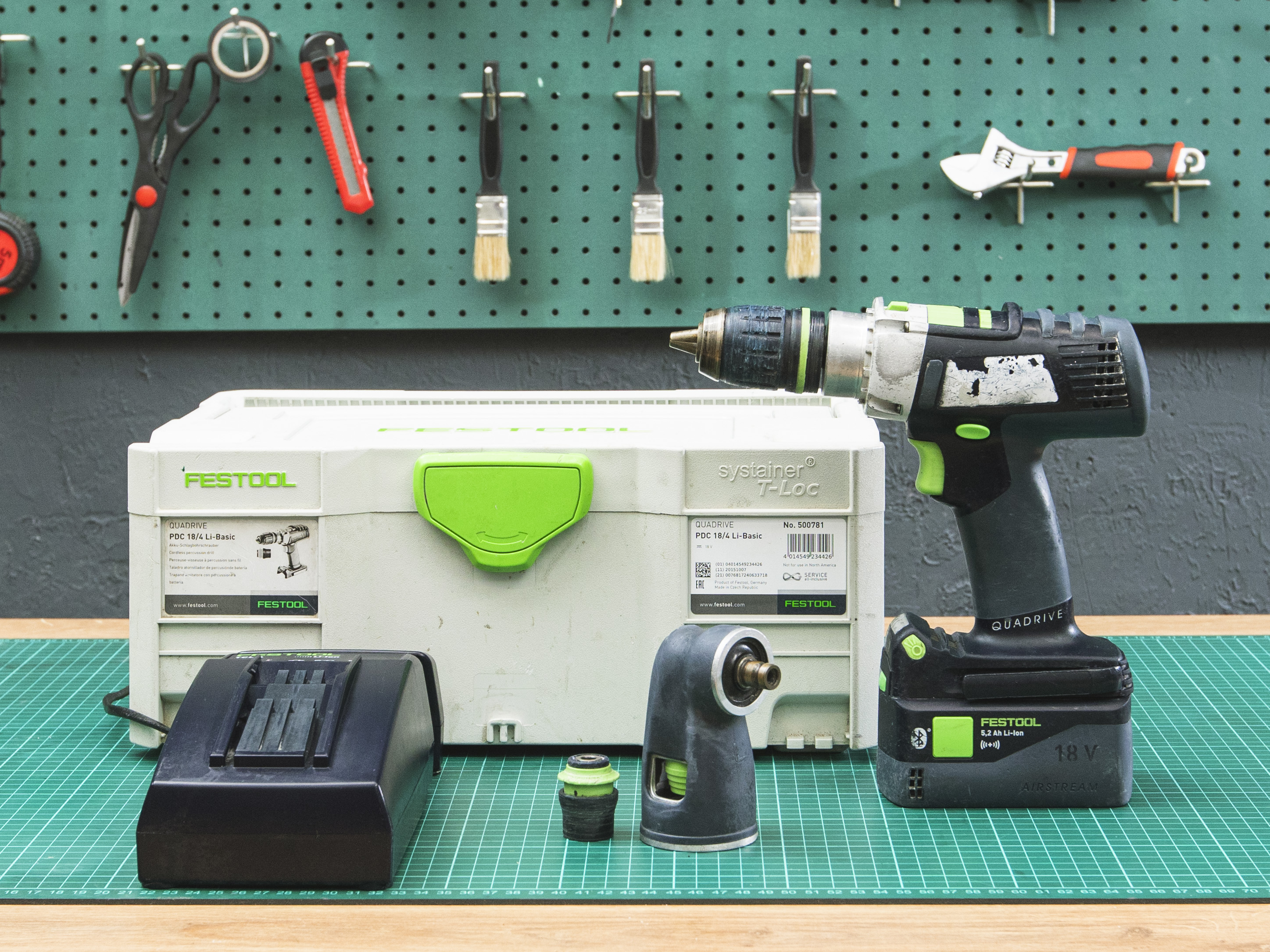 Festool PDC 18/4. Хорошая фирма Строй инструментов. Ударная аккумуляторная дрель-шуруповерт Festool PDC 18/4 li-Basic 60 н·м. 560yz1-613.5p DC 18v.