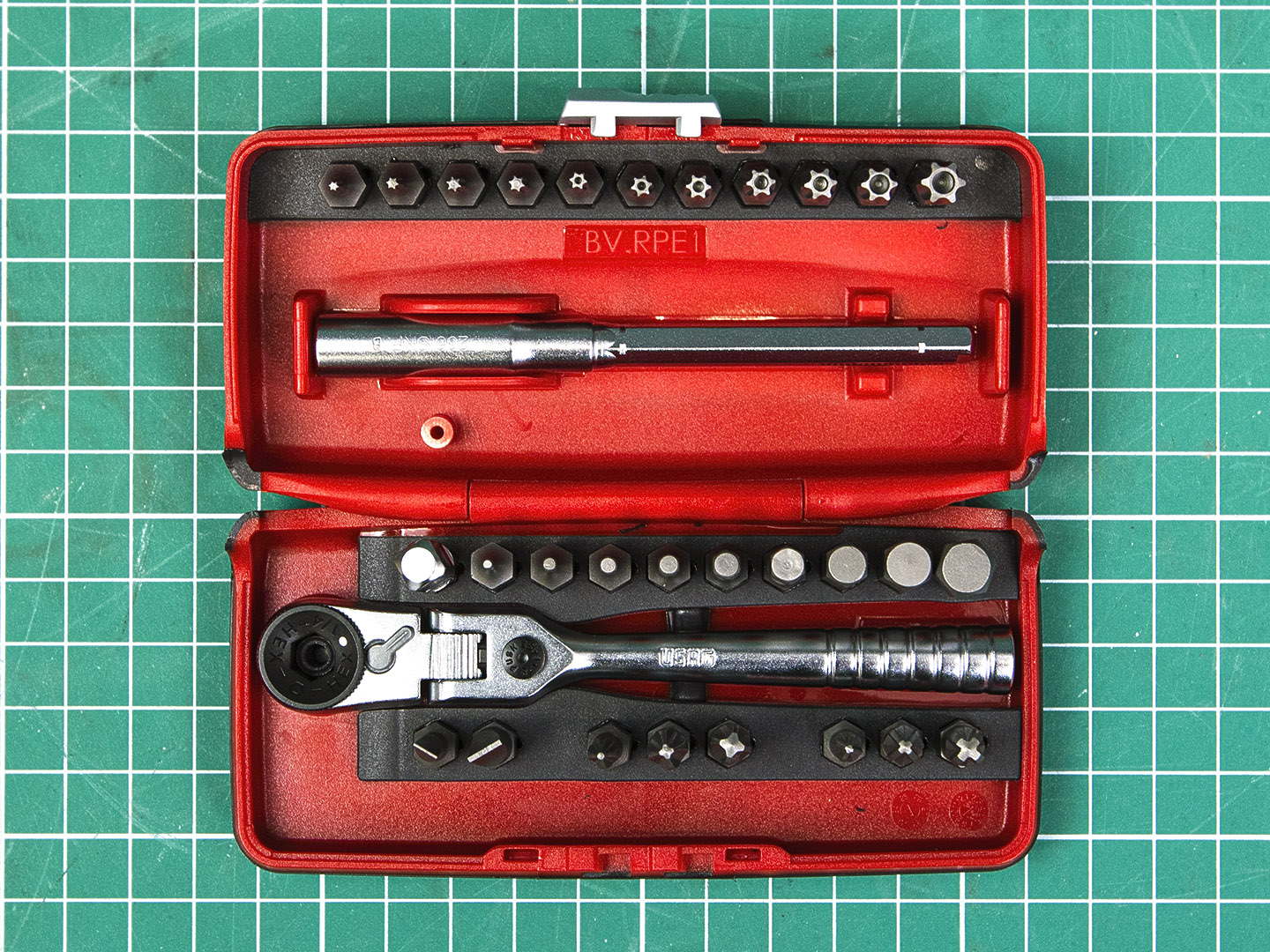 Трещотка с набор бит USAG 606 1/4 SK  (01-22123)