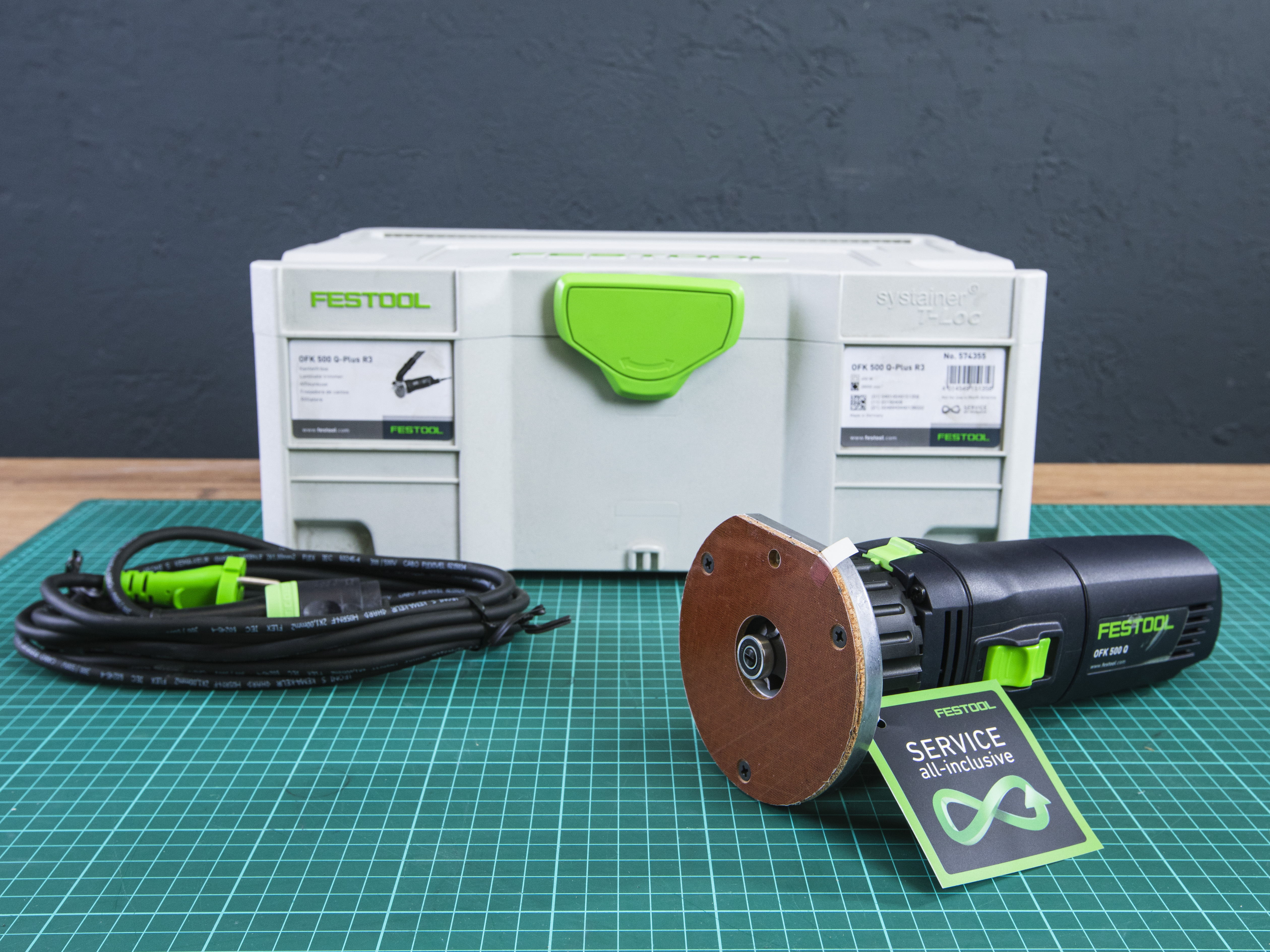 Кромочный фрезер Festool OFK 500 Q-Plus  (04-05042)